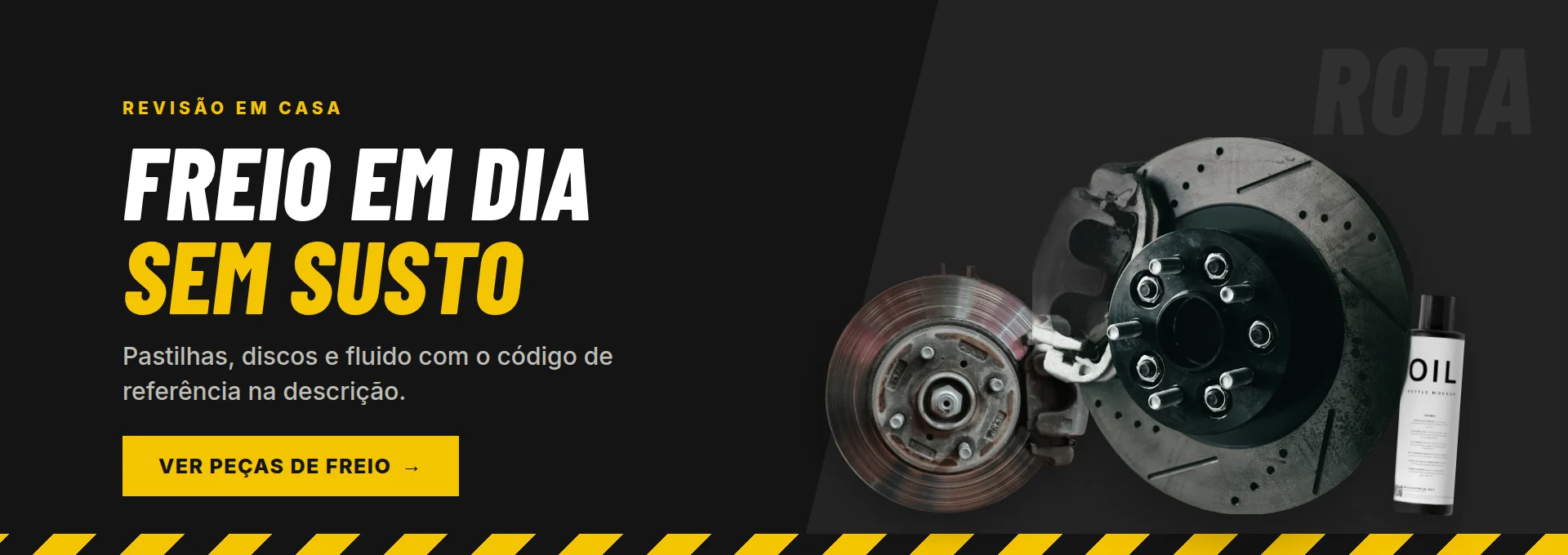 Rota Certa Autopeças — Freio em dia